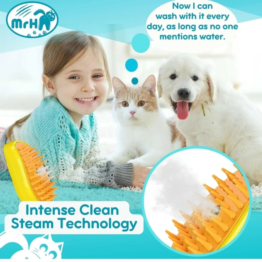 Steam Pet Brush 3 in 1